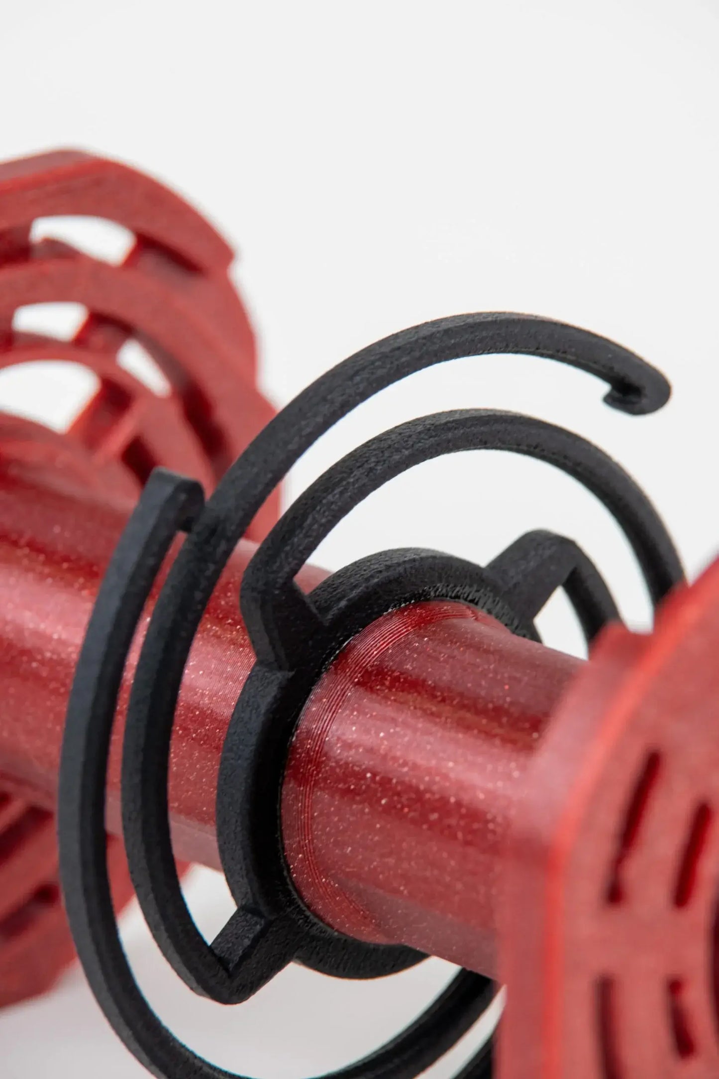 Close-up of Vintage Visual 4x5 spiral reel, showcasing its precision design and high-quality materials for film development.