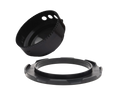 Black plastic drill bit and adapter set