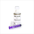 A clear plastic bottle with a white cap, labeled ’zone imaging defehr’s 510 pyro black and white film developer,’ containing a dark brown liquid.